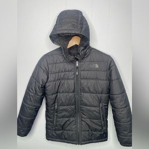 North face reversible jacket with hood